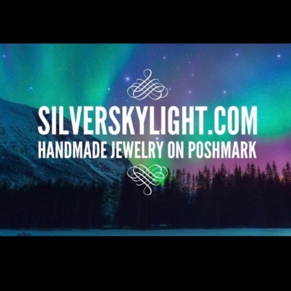 Handmade maille choker & Black crecent moon lunula horns charm goth necklace - Picture 13 of 13